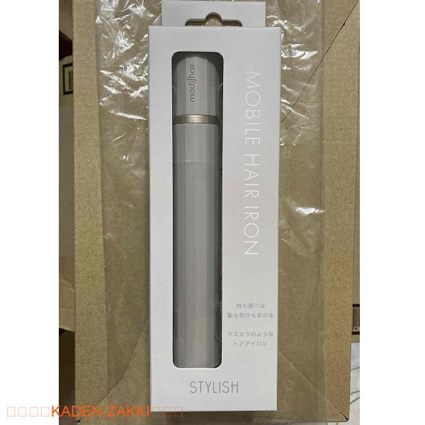 モバイルヘアアイロンMHS-1343の箱